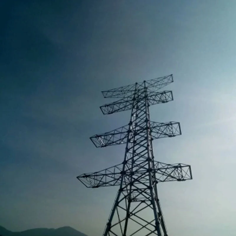 Tour en acier à treillis à double circuit 220 kV