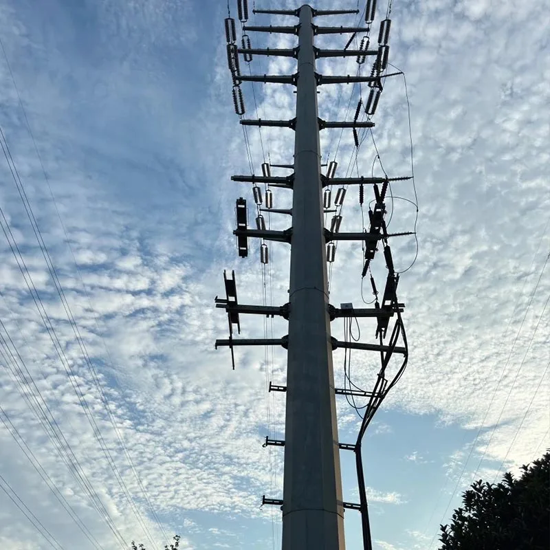 Tour de transmission de tuyaux en acier galvanisé