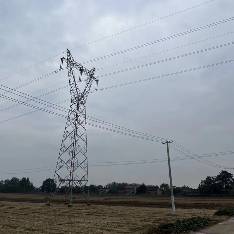 Tour de transposition en acier à angle haute tension
