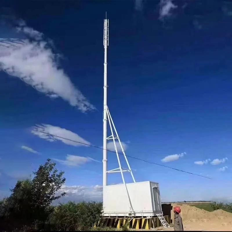Tour de télécommunication en acier tubulaire